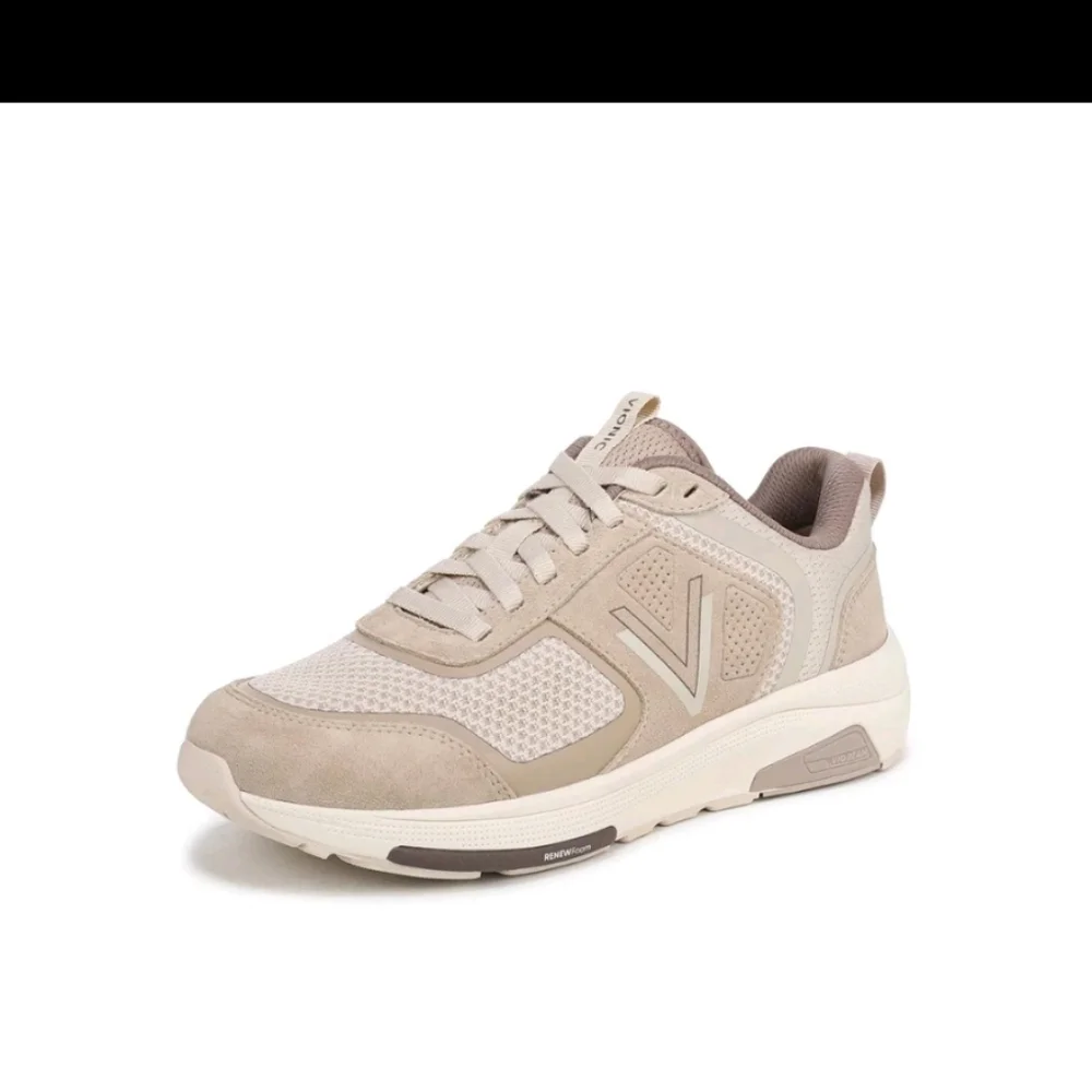 Vionic Women’s Walk Strider Knit Performance Walking Sneaker - Beige